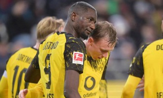 德甲第9轮战报：多特客场10小胜奥格斯堡，升至积分榜第2