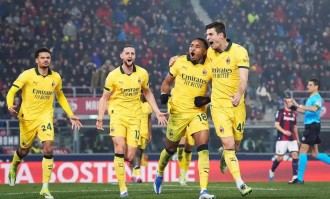 意甲！拉比奥传射建功，AC米兰3-0客场横扫博洛尼亚，升第2